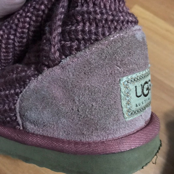 UGG Raspberry Classic Cardy Knit Boot - Picture 7 of 11